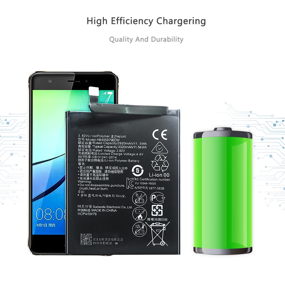 Baterija Huawei Mate 8 9 10 SE Lite Pro/nova 2 2i 3 3i 3E 4 4e 5i Lite Smart/ garbės 7X 8 8A 8S 8C 8X 9 9e 10 Lite Pro honor9