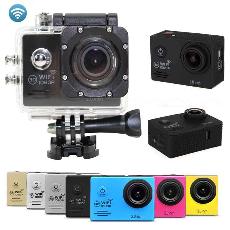 SJ7000R Sporto Kameros 1080P Veiksmo Kamera 12MP WiFi Sporto Fotoaparatai 30M atsparus Vandeniui 2.0 LCD 