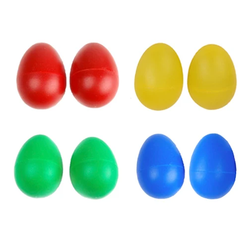 Daug 20 Plastikinių Kiaušinių Maraca Barškučių Shaker Mušamieji Žaislas, Vaikas Naudai Šalis, 5 spalvų