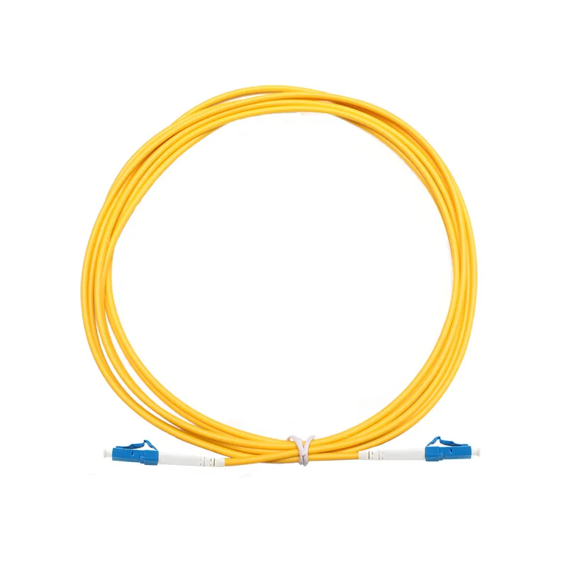100 VNT Didmeninės užsakymą LC Fiber Optic patch cord vienos rūšies simplex Optinis jumper kabelis, sm 1 3 5 10 20 100 metrų Ftth