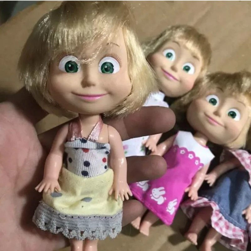 Mergaitę Lėlės Maša 12,5 cm, Vaikams, Žaislai, Namų Puošybai Gimtadienio Dovana bonecas amerikos mergina lėlės