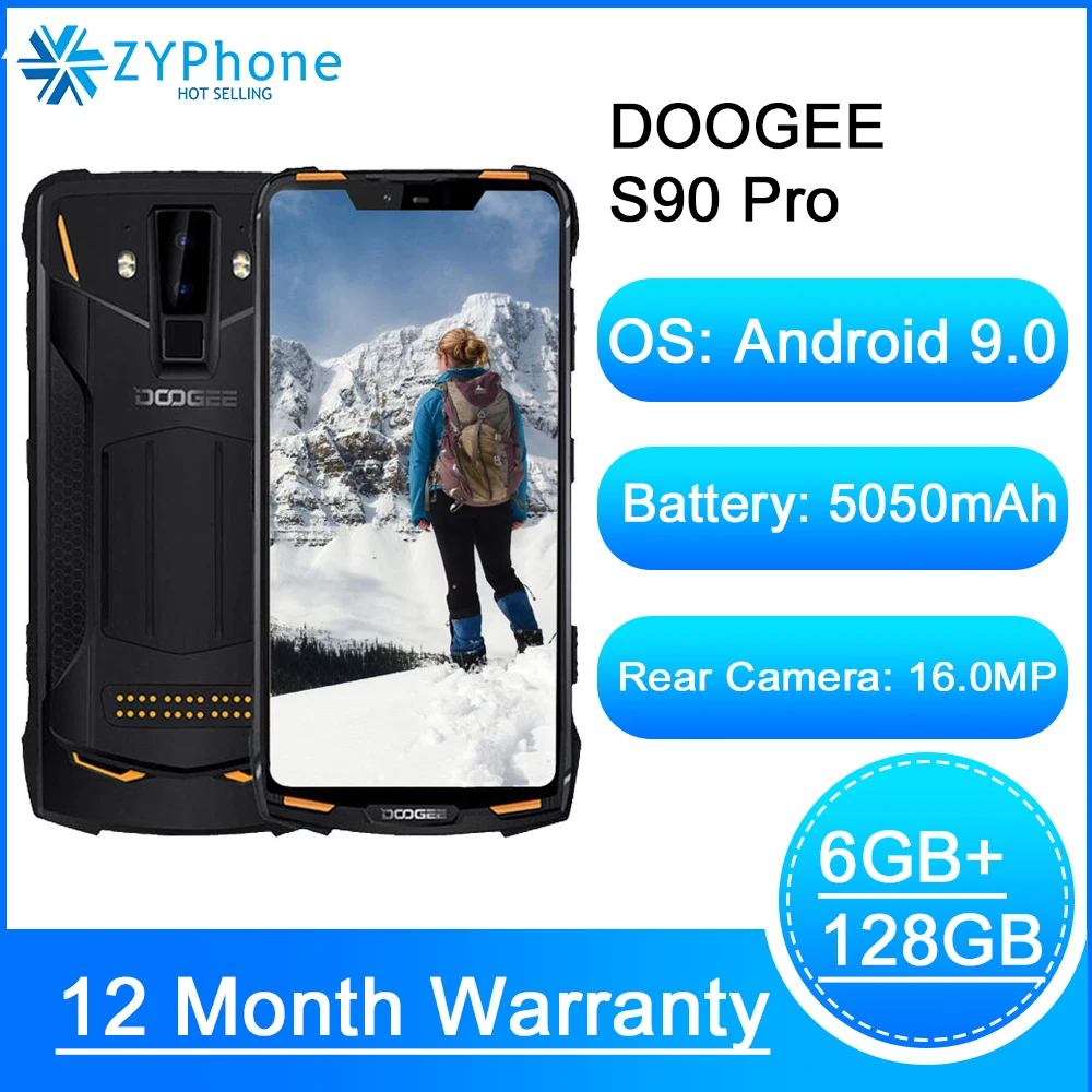 Doogee S90 Pro Modulinės Tvirtas Mobilusis Telefonas IP68 Gel P70 6.18