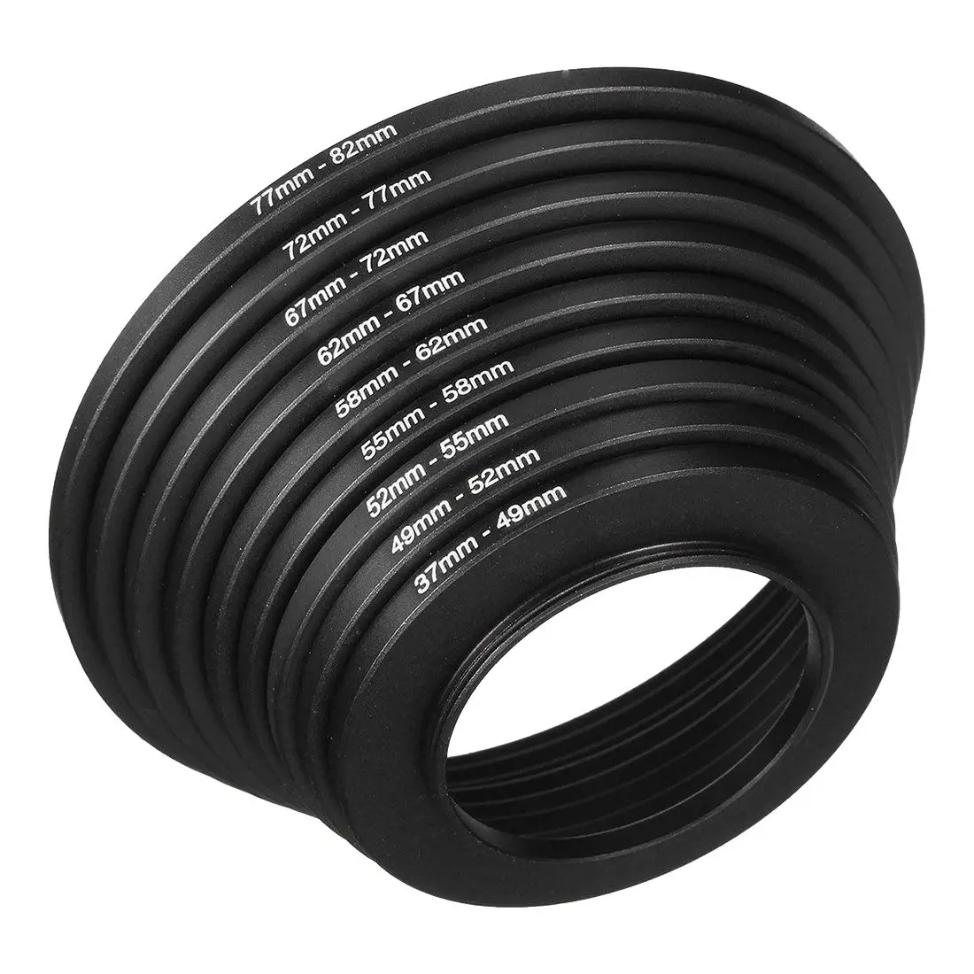 18Pcs Lens Filter Ring Adapter Žingsnis Aukštyn Žemyn 37-82mm Rinkinys, Skirtas 