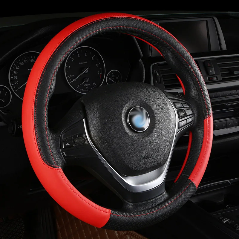 Reljefinis Vairas Padengti BMW e60 g30 Interjero Aksesuarų Oda Apima ant Vairo Už CRV 2017 m. 
