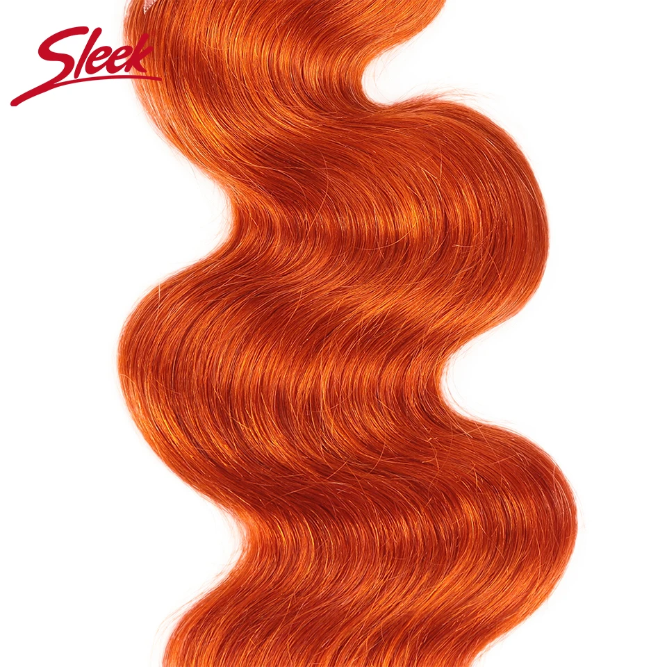 Aptakus Brazilijos Plaukų Pynimas Ryšulių 8-28 Colių Kūno Banga Prašmatnus Oranžinė Spalva Remy Human Hair Extension 3/4 Pluoštas Pasiūlymai Nemokama Laivas