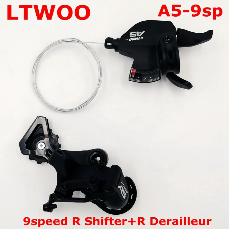 LTWOO A5 3x9 27Speed Sukelti Shifter Priekiniai Galiniai Derailleurs 9speed už MTB Dviratį dviračiu L/R Shifter+F/R Derailleur