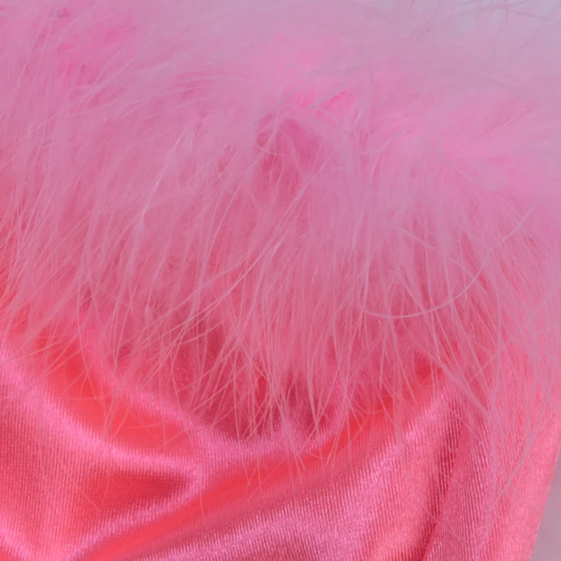 Viifaa Rožinės Spalvos Dirbtiniais Kailiais Išsamiai Vasaros Streetwear Satino Pasėlių Viršuje Moterų Drabužiai Slim Nuo Peties Seksualus Festivalis Šalis Viršų