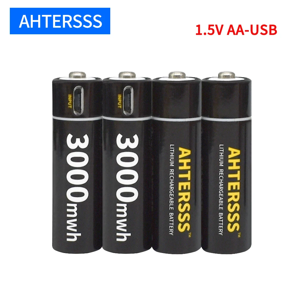 1-16PCS USB 1,5 V aa įkraunamos baterijos AA 2A li-ion baterija 3000mwh žaislų Nuotolinio valdymo žibintuvėlis ir t.t