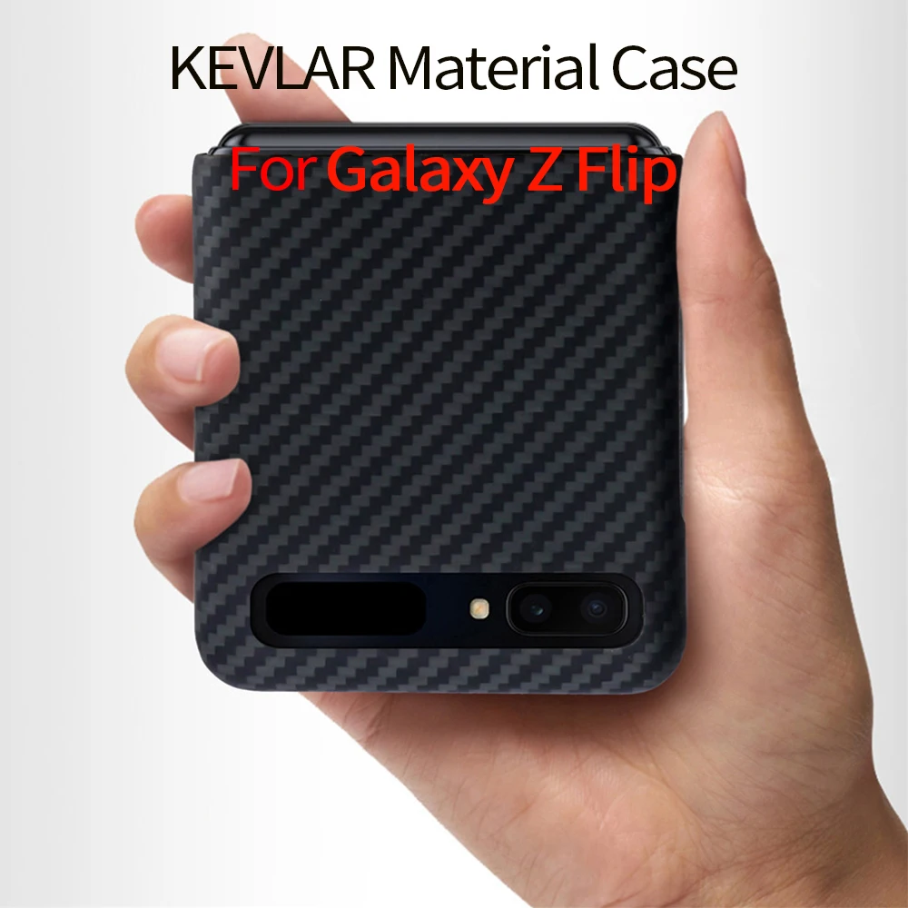 KEVLAR Medžiaga Atveju Galaxy Z Flip Case