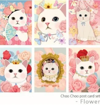 108pcs/partija = sumaišykite 36 dizainas,Vintage Cute Kačių Atvirukai / Post Card / Atvirukai
