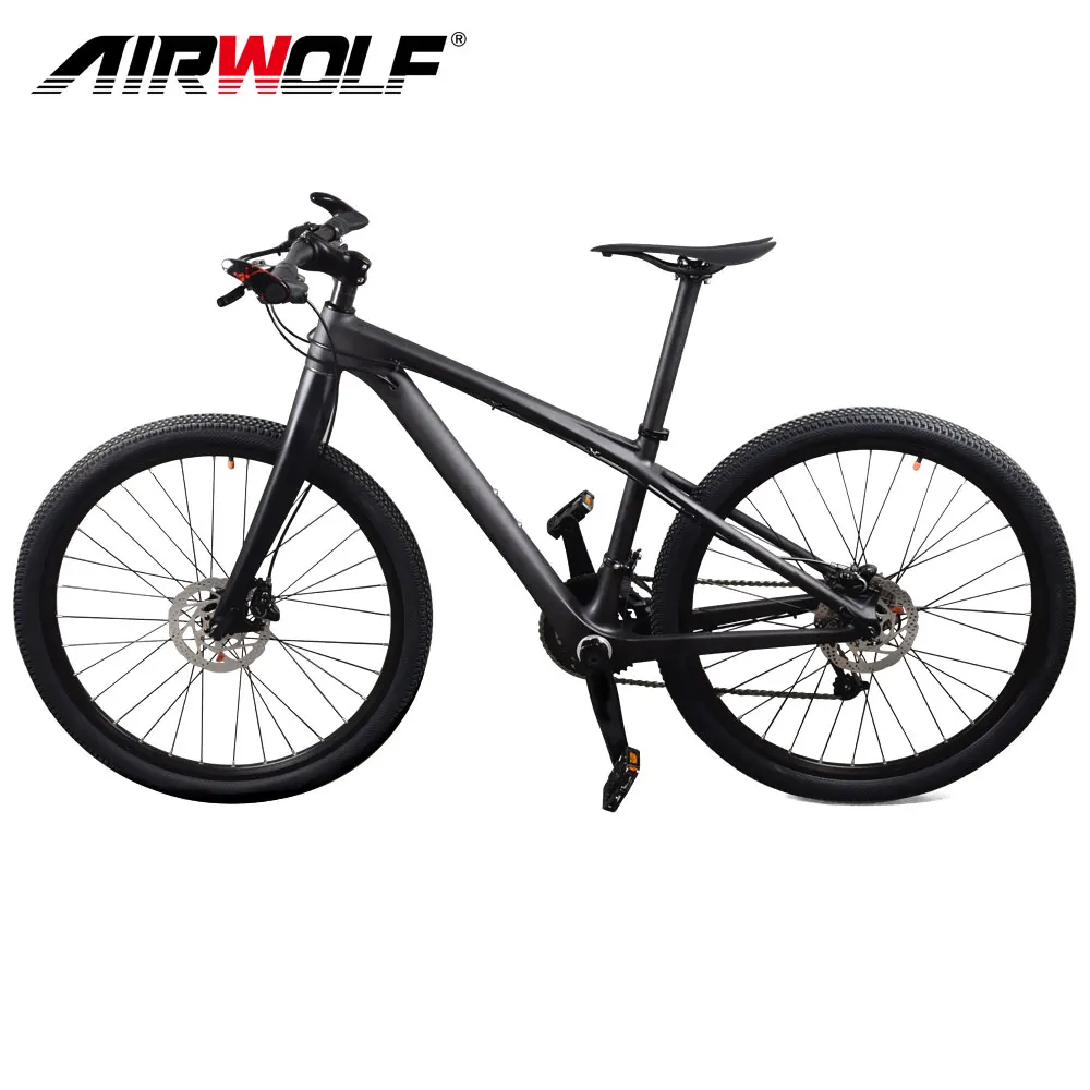 Airwolf Naujas Anglies MTB Dviratį 26er Anglies kalnų dviračių su SH1MANO M370 GroupSet Diskiniai Stabdžiai vaikams/moteris anglies bicicleta