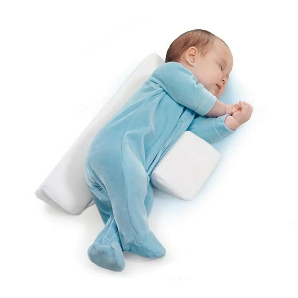 Kūdikių Pusėje Miegoti Pagalvę Parama Pleišto Reguliuojamas Naujagimiui Anti-roll Pagalvėlė