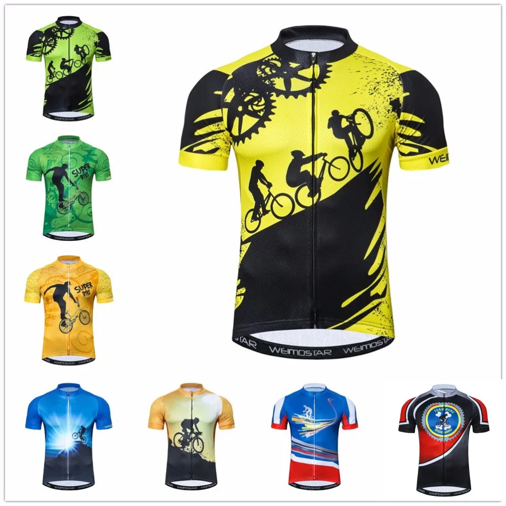 Lauko Dviračių Džersis Mens dviratį drabužių dviračių Ropa Ciclismo maillot kelių MTB jersey jaunimo kalnų dviratis jersey 2019 Geltona
