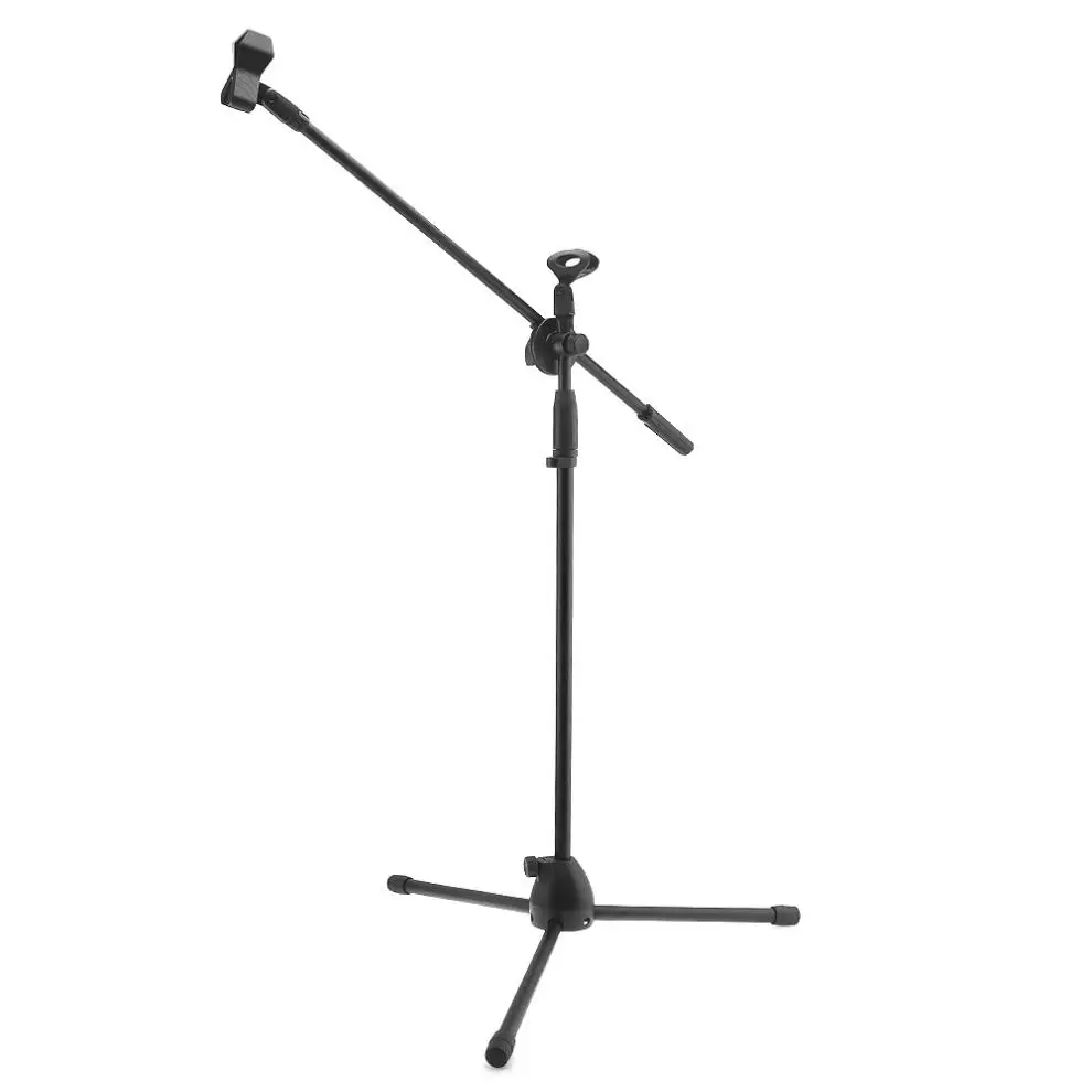 Profesinės Sūpynės Bumas Grindų Metalo Stovas / Mikrofono Laikiklis / Mikrofono stovas Ajustable Etape Trikojo