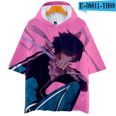 Paauglių Berniukų, Mergaičių Anime Noragami marškinėliai Yato Cosplay T-shirt Kostuum Losse Tee Viršuje Unisex Viršūnės T-shirt