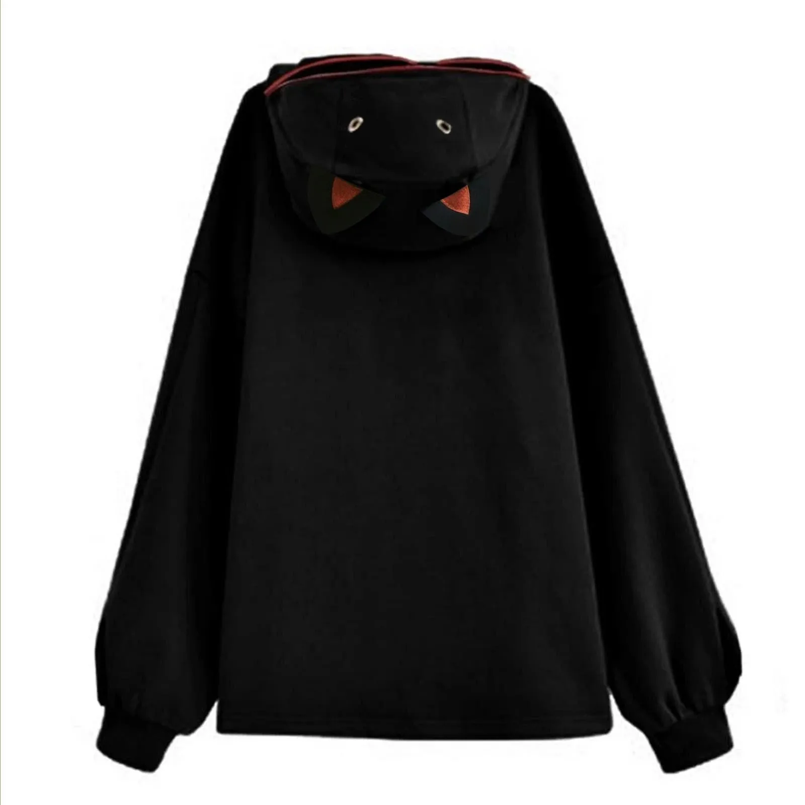Moterų Susiuvimo trimatis Kišenėje Mielas Dizaino Megztinis Sweatershirt oodie negabaritinių hoodie prakaito capuche E1