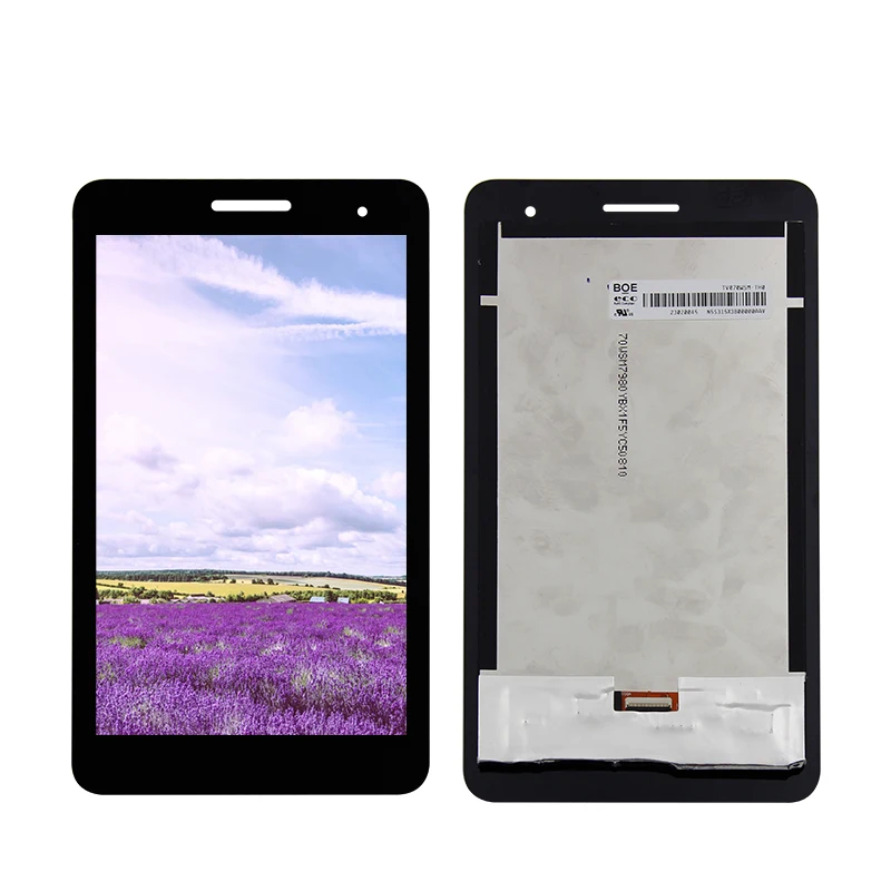 Gražus kokybės 7,0 colių Huawei Mediapad T1-701 T1-701U Tablet jutiklinio ekrano LCD ekranas surinkimas su laisvai įrankiai