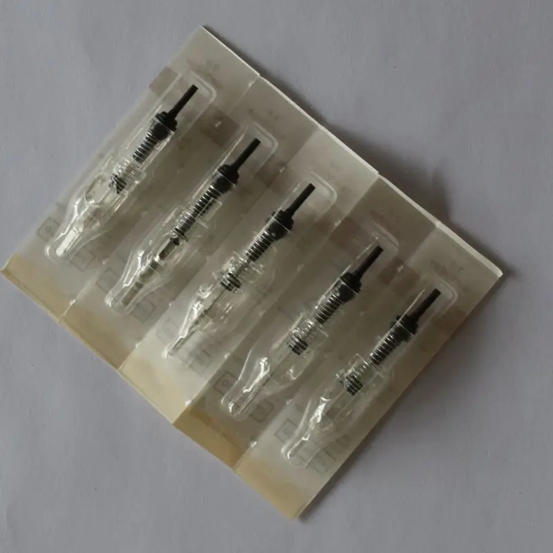 Kasetės 10VNT 7F Vienkartiniai Sterilizuotas Tatuiruotė permanentinis Makiažas Pen Adatos Patarimai Antakių lūpų Microblading prekes