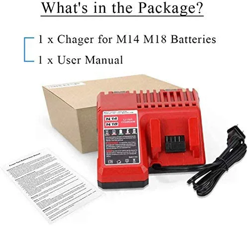 Es Plug 18V Power Tool Ličio Baterijos Kroviklis Pakeitimo Milwaukee M18