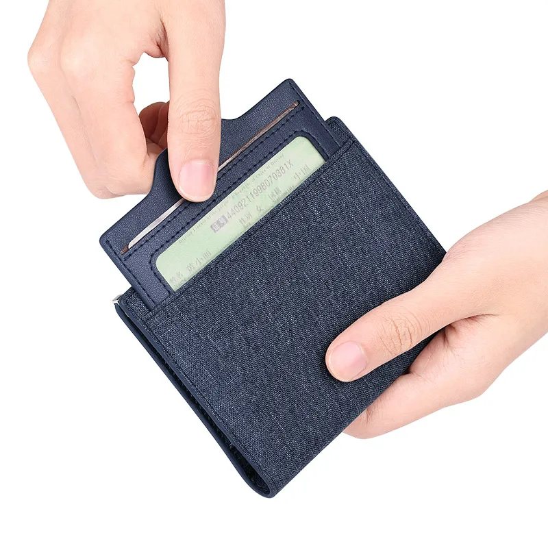 Williampolo piniginės vyrų Mažas Mini-Ultra plonas, Kompaktiškas Rankų darbo piniginė piniginės 