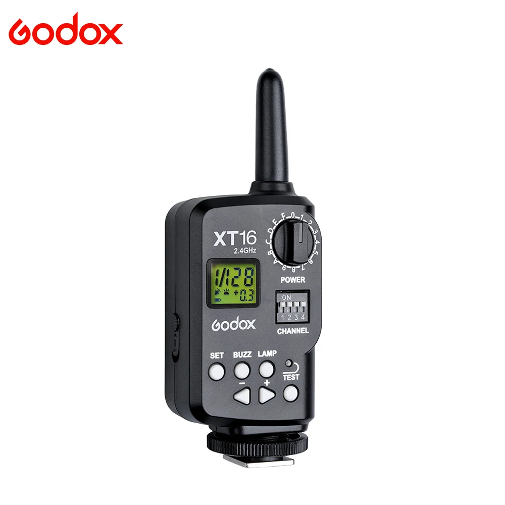 Godox XT-16 Transmitter Belaidis 2.4 G Flash Trigger Siųstuvas Studija Mirksi ( Siųstuvo Tik)