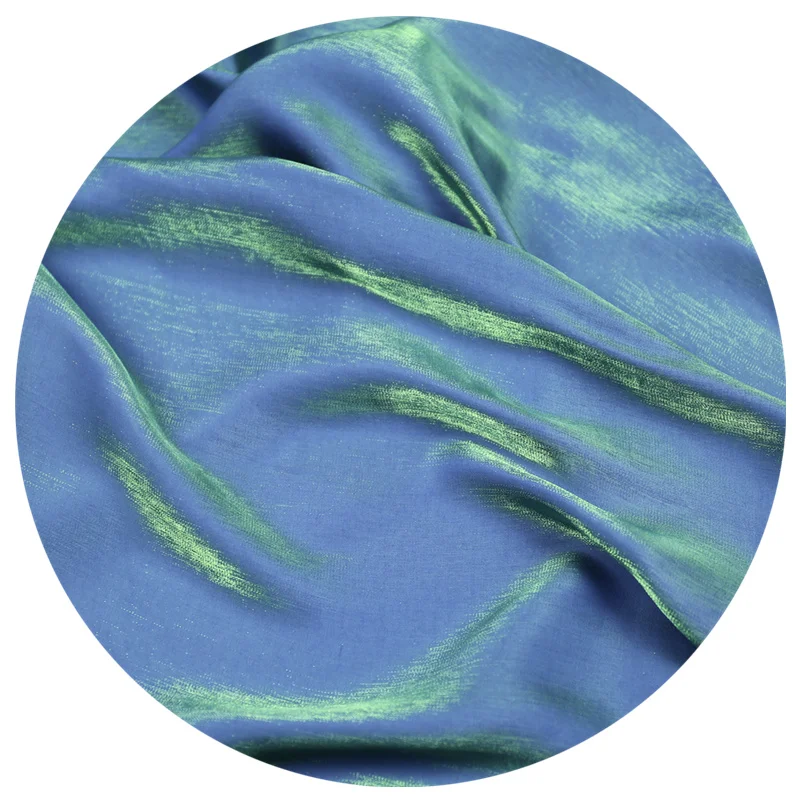 Nauja Mėlyna žalia kristalų šilko šilkinis sijonas audinys perlamutro drabužio audinys net raudona marškinėliai dizaineris 