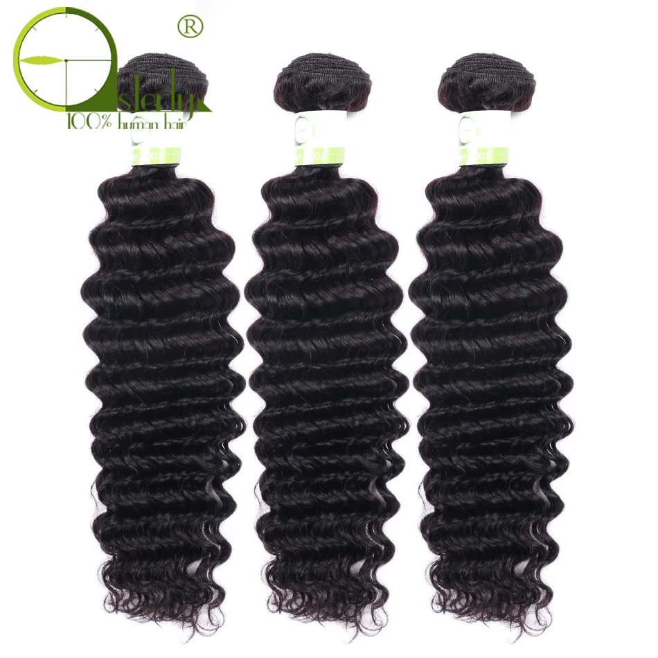 Sterly Brazilijos Giliai Banga Plaukai Ryšulių Spręsti Remy Human Hair Pratęsimo 3 ir 4 Ryšulius Galima Nemokamas Pristatymas