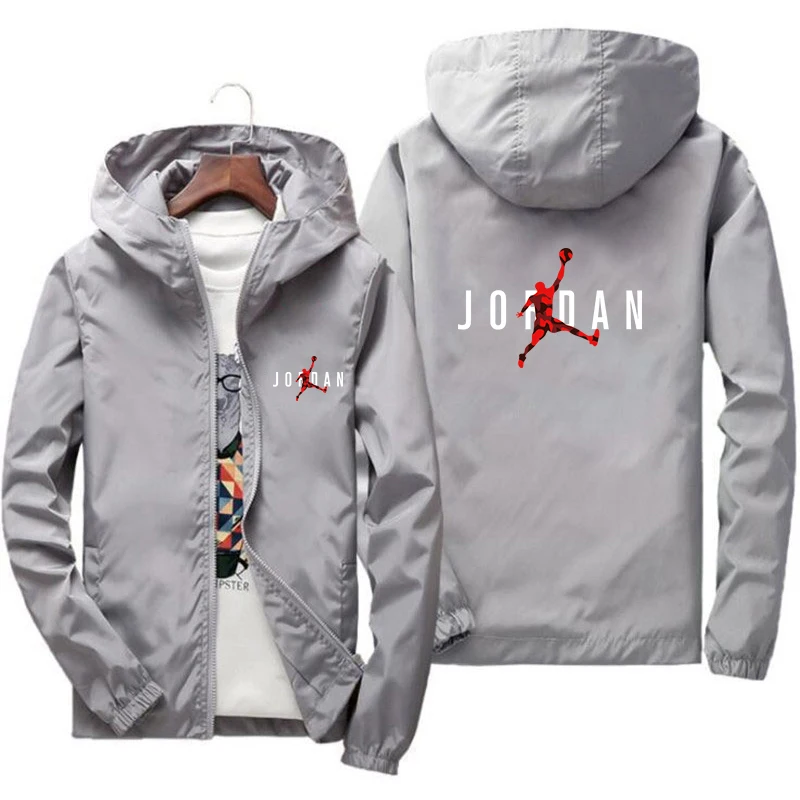 Jordan 23 vyriški Švarkai Spausdinti Vyrų Paltai Mados Streetwear Atsitiktinis Vėjo Bombonešis Striukė Žiemos Vyrų 2020 M. Rudenį Užtrauktukas, Paltai