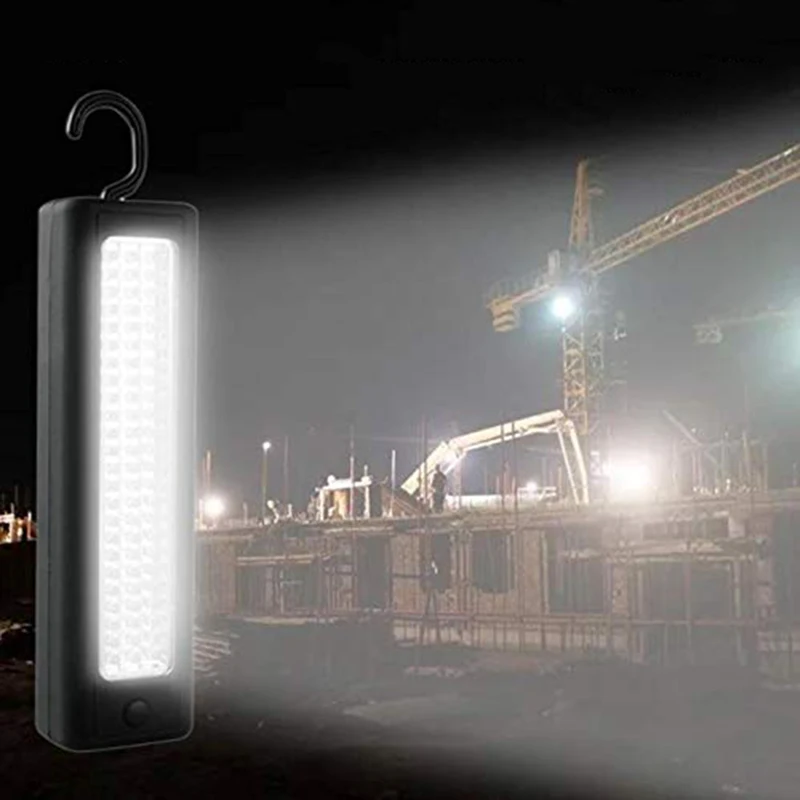 72 LED Žibintų Nešiojamų Darbą Šviesos Kempingas Šviesos Magnetinis Kablys Avarinėmis lempomis Lauko Automobilių Remontas Namo Medžioklė Žvejyba