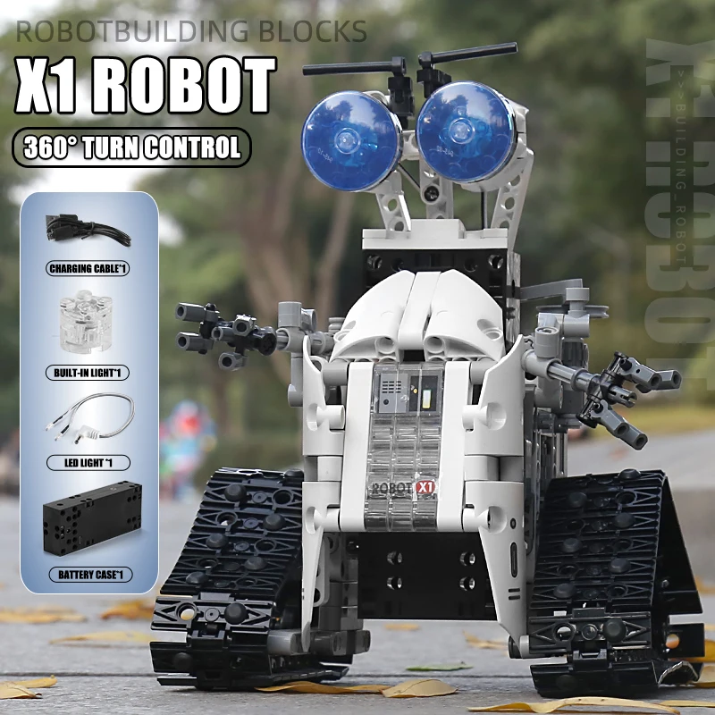 Yeshin 438PCS 16003 Techniniai Žaislai, RC Robotas Elektrinės Blokai Nuotolinio Valdymo Protingas Robotas Asamblėjos Plytos Vaikų Dovanų