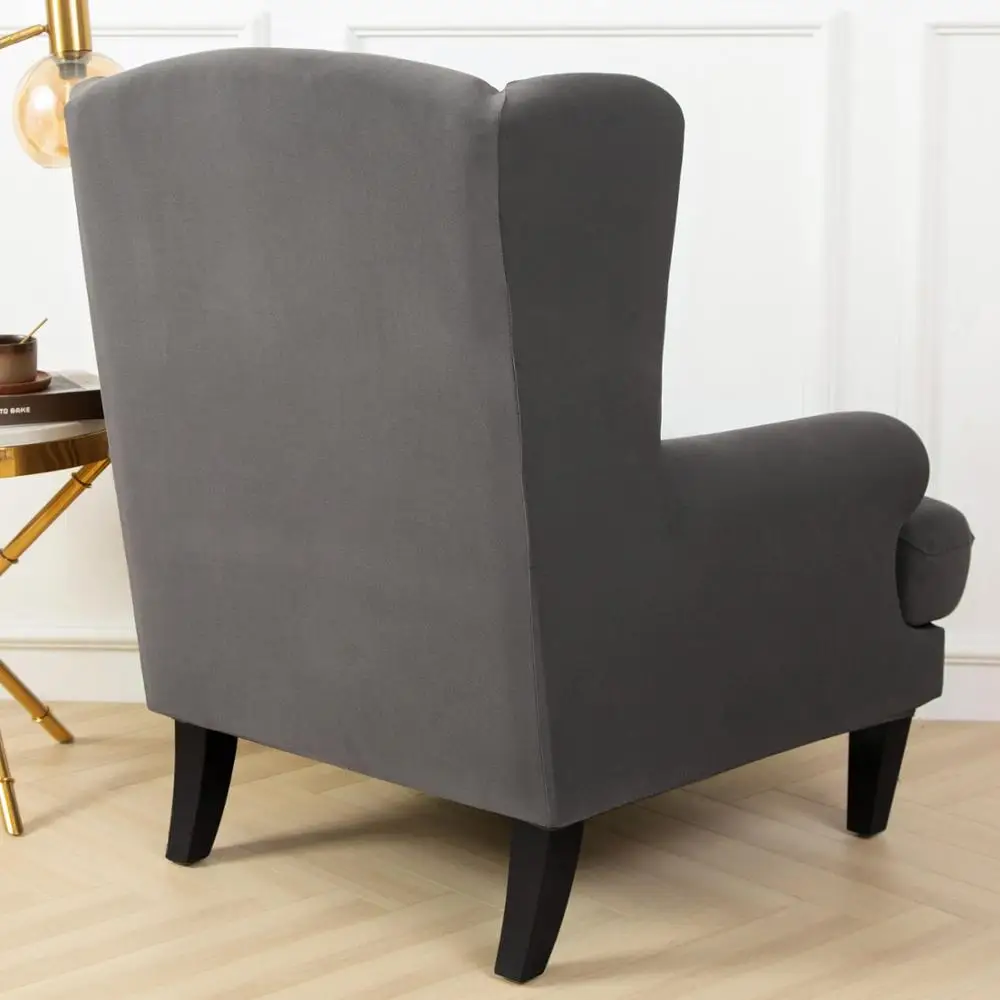 Sparno Sofa Cover Elastinga Fotelis Wingback Kėdės, Sofos Ruožas Raštas SlipCover Raštas Kelių Spalvų