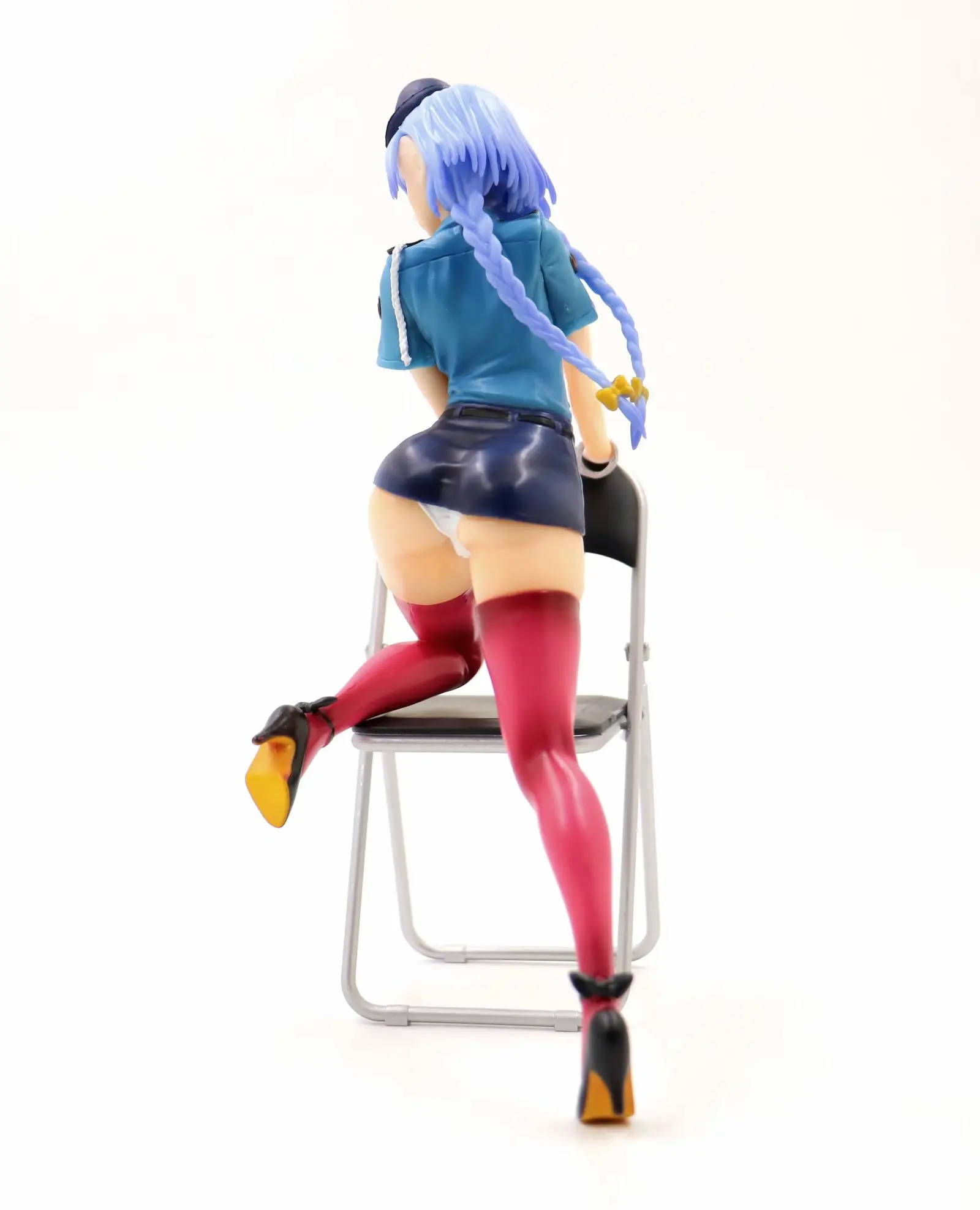 Anime alphamax skytube MYLIOS AKMENS Queed ted Policewoman vienodas Seksualių merginų PVC Veiksmų Skaičiai žaislas Suaugusiųjų Statula Kolekcijos Modelis