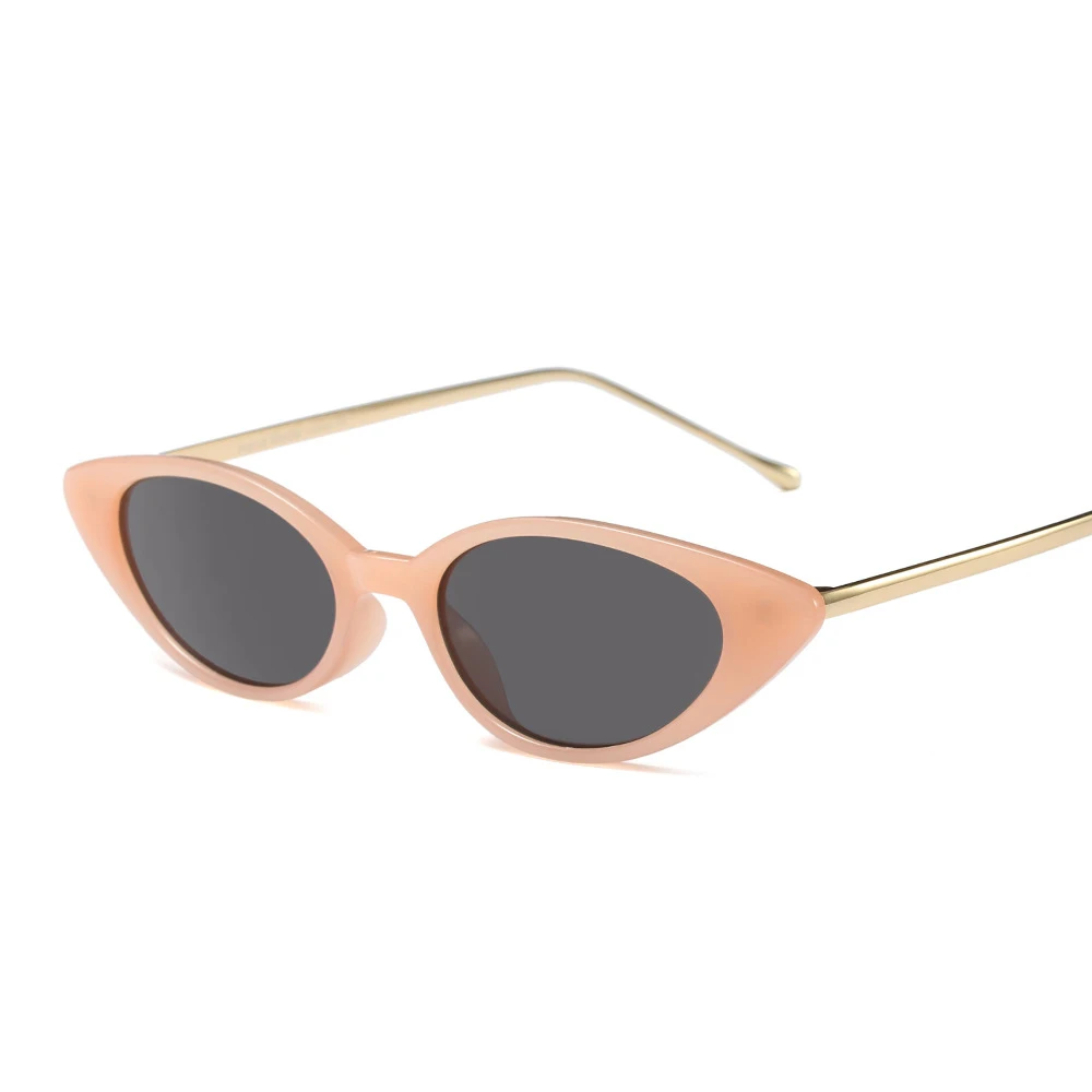 2020 Mados Akiniai nuo saulės Moteris Markės Dizaineris Vintage Retro Trikampio Cat Eye akiniai oculos De Sol Saldainiai rėmo Punk UV400