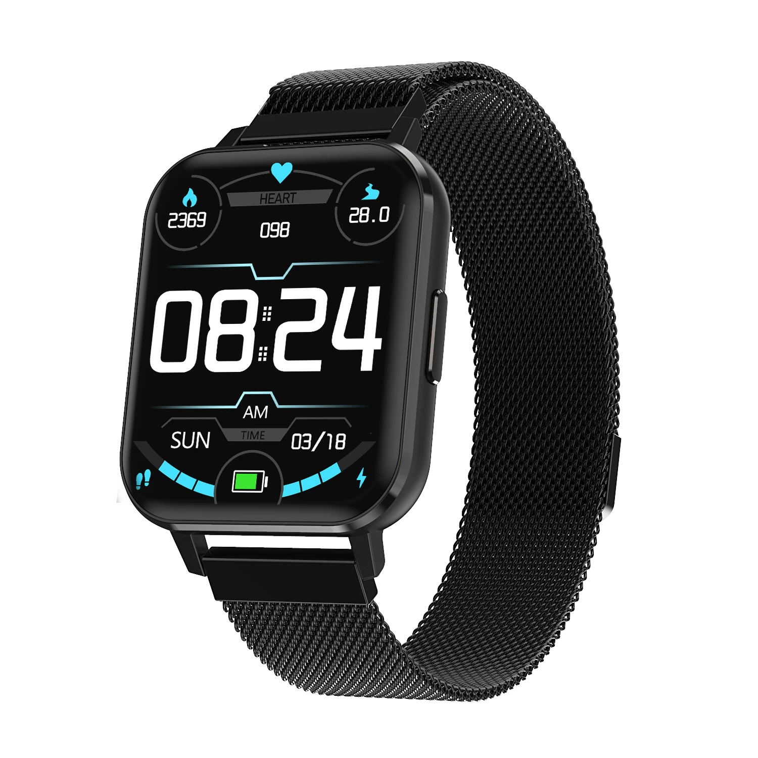 Smartwatch Vyrų IP68 EKG Smart Žiūrėti 1.78 colių didelis ekranas Multi-Sporto Režimas Kraujo Spaudimo Deguonies Laikrodis