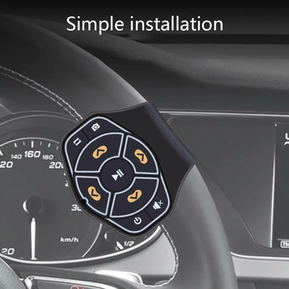 Universalus Belaidis Automobilio Vairas Mygtuką Nuotolinio Valdymo laisvų Rankų įranga Multimedia Player Mygtuką 
