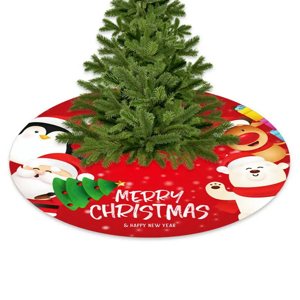 2020 M. Kalėdų Eglutė Sijonas 33 Colių Skersmens Kalėdų Eglutės Apačioje Apdailos Matinio Audinio Sniego Santa Briedžių Linksmų Kalėdų