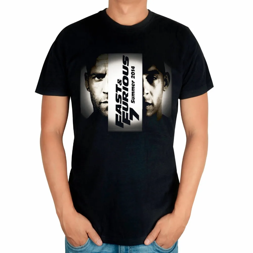 8 Harajuku stilių kino žvaigždė Paul Walker T-shirt Fast & Furious marškinėliai 3D fitneso Medvilnės mma camisetas hombre Ropa Mujer