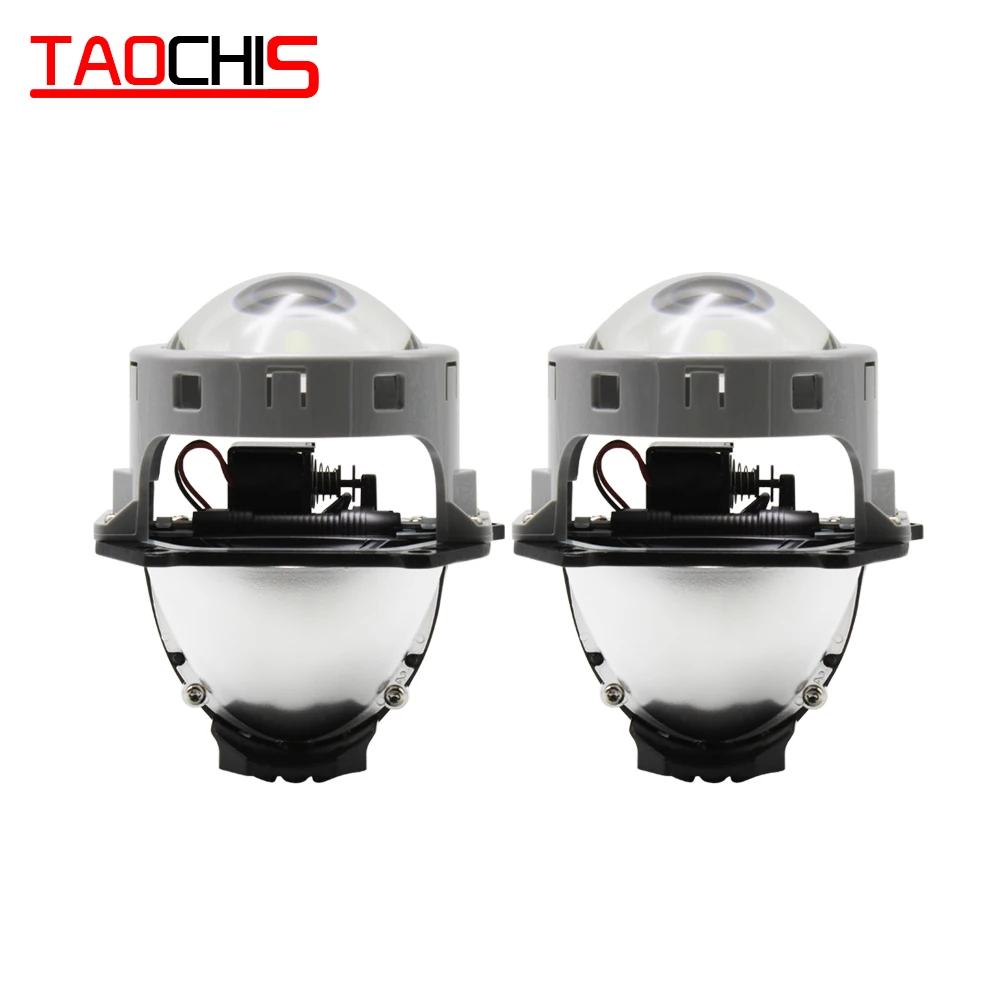 TAOCHIS A3+ A3 MAX BI LED Projektoriaus Objektyvas 50W 4000LM 5500k 3,0 Colių HELLA 3R Aukštos Pluošto artimąsias Automobilių Šviesos Atnaujinti
