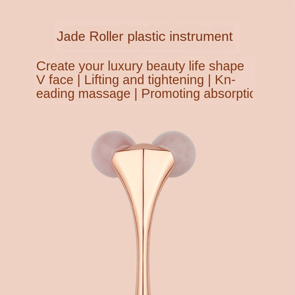 Veido Masažas Kristalų Jade Roller Face-Lift massager Atsipalaidavimo Roller Vandeniui Vibracija Grožio Odos Priežiūros Priemonė Anti-Senėjimo