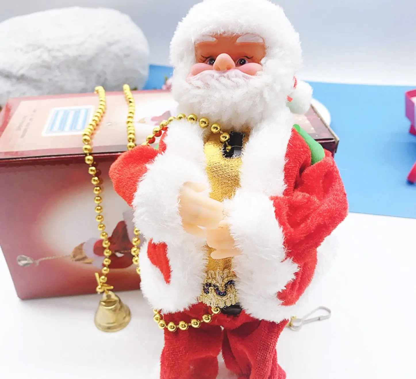 Kalėdų Dekoracijos Namų Vaikų Naujųjų Metų Dovana Žaislai, Elektriniai Kalėdų Pakabukas Laipiojimo Karoliukai Pliušinis Kalėdų Senelio Lėlės