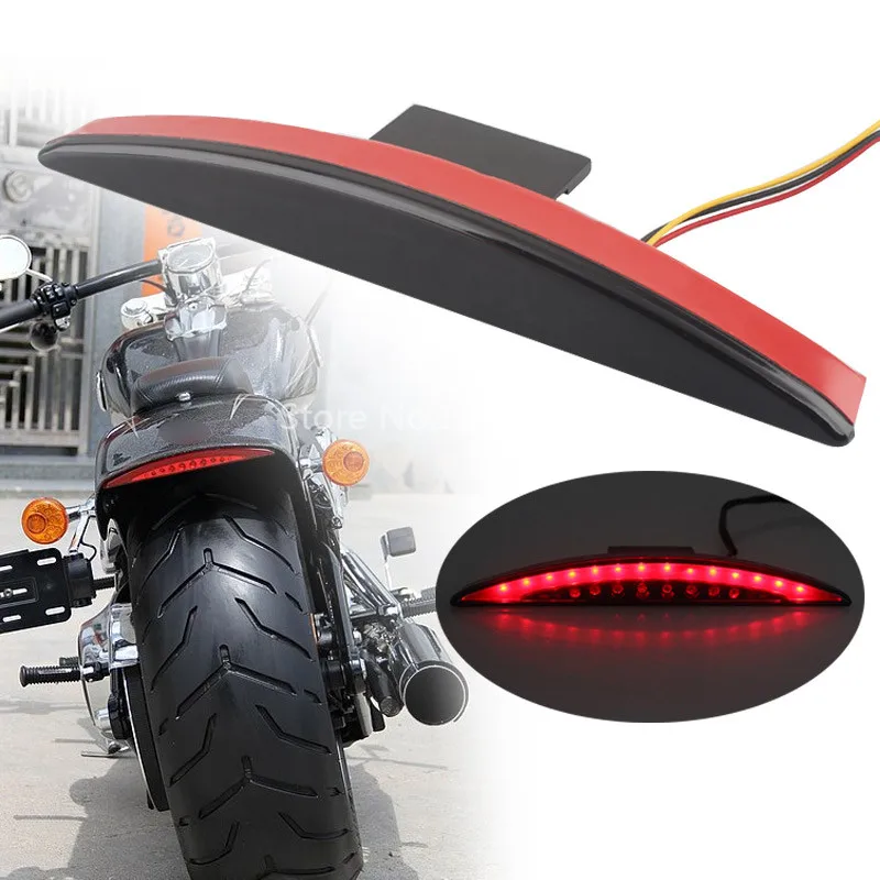 Motociklo Galinio Sparno Edge LED Stabdžio užpakalinis Žibintas Tinka Harley Breakout FXSB 2013-2017