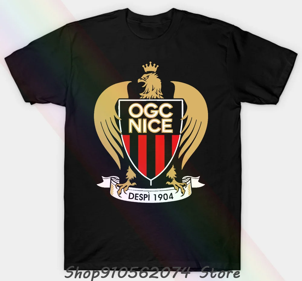 Ogc Nice Les Aiglons Prancūzijos Ligue Futbolo Futbolo Unisex marškinėliai Team Sports