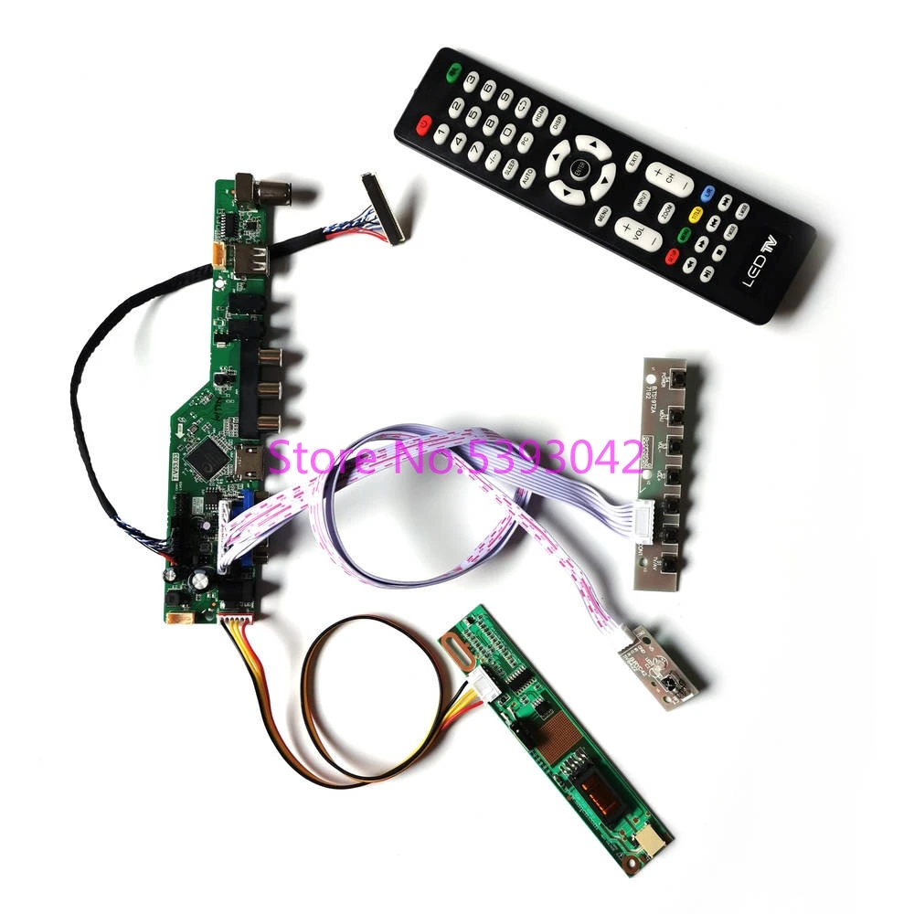 Tinka LP171WP4(TL)(B1)/(TL)(B2)/(TL)(B3)/(TL)(B4)/(TL)(B5) 1440*900 VGA Nuotolinio TV analoginis 1CCFL 30-Pin LVDS kontrolės valdyba rinkinys
