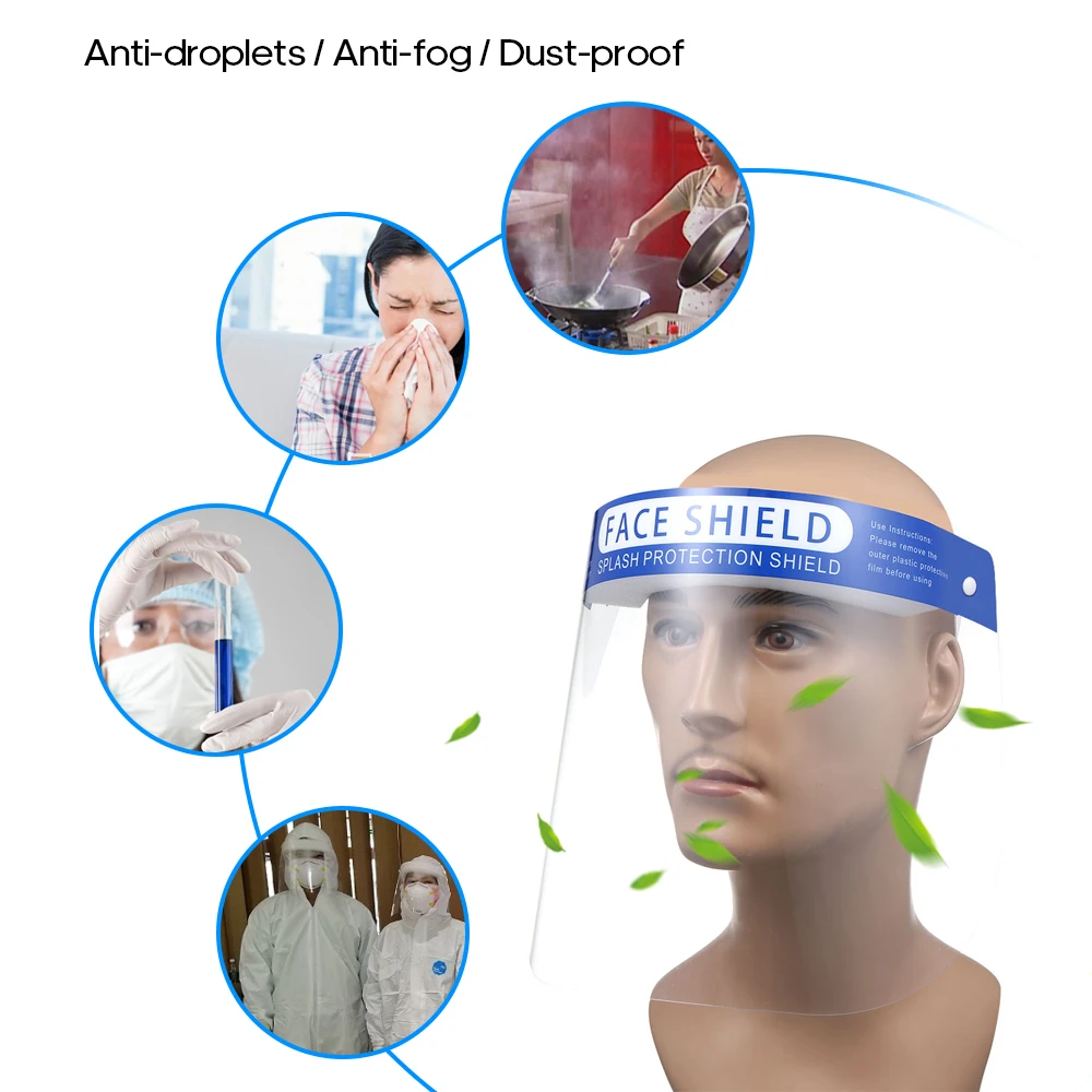 Apsaugos veidui Saugos Kaukė Anti-Rūko Naftos-Splash Anti-UV Anti-Shock Stabdžių Dulkių Skaidrus Saugos Kaukė