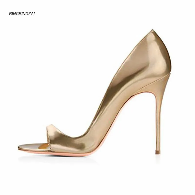 BBZAI 2020 metų Vasaros mem sandalai naujas modelis moteris batai aukštos obcasie batų Seksualus moteriški batai 12CM Stiletto kulniukai Didelis 3-13 14