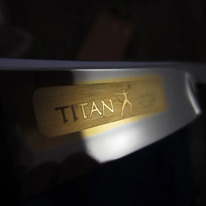 Nemokamas pristatymas Titan razor medinės rankenos, nerūdijančio plieno ašmenys skutimosi sharp