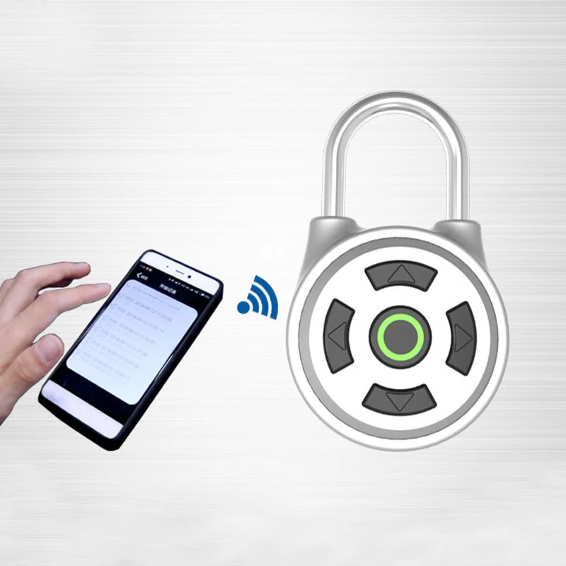 Smart Bluetooth Keyless Užraktas Vandeniui APP Mygtuką Anti-Theft Slaptažodį, Durų Bagažo Spynos PR Pardavimas