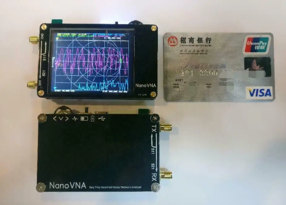 Nemokamas pristatymas NanoVNA VNA 2.8 colių LCD HF VHF UHF UV Vektoriaus Tinklo Analizatorius 50KHz ~ 900MHz Antenos Analizatorius, Built-in baterijos