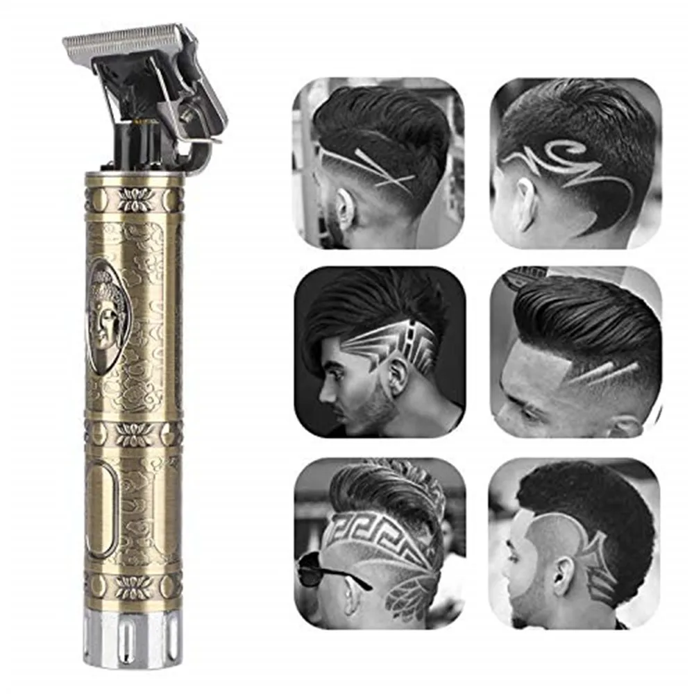 T-Outliner Profesionali Plaukų Clipper Vyrų Bevieliuose Elektros 0mm Plikos Galvos Skusti Barzda Žoliapjovės Apdailos Plaukų Pjaustymo Mašinos