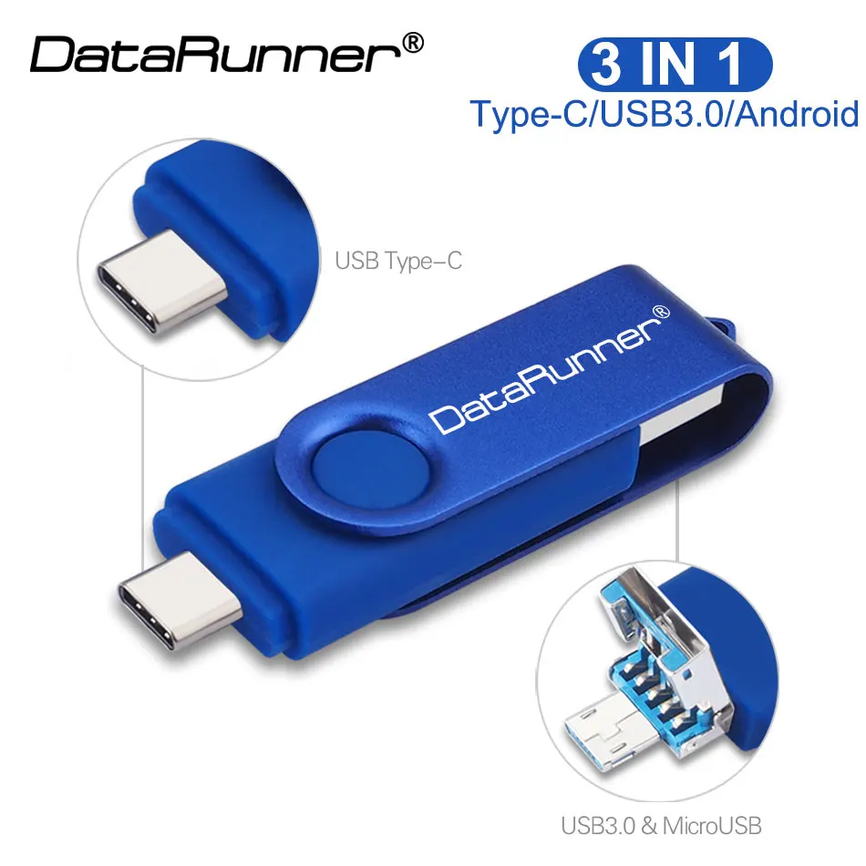 DataRunner 3 in 1 OTG USB 